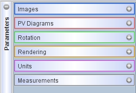 parameters panel